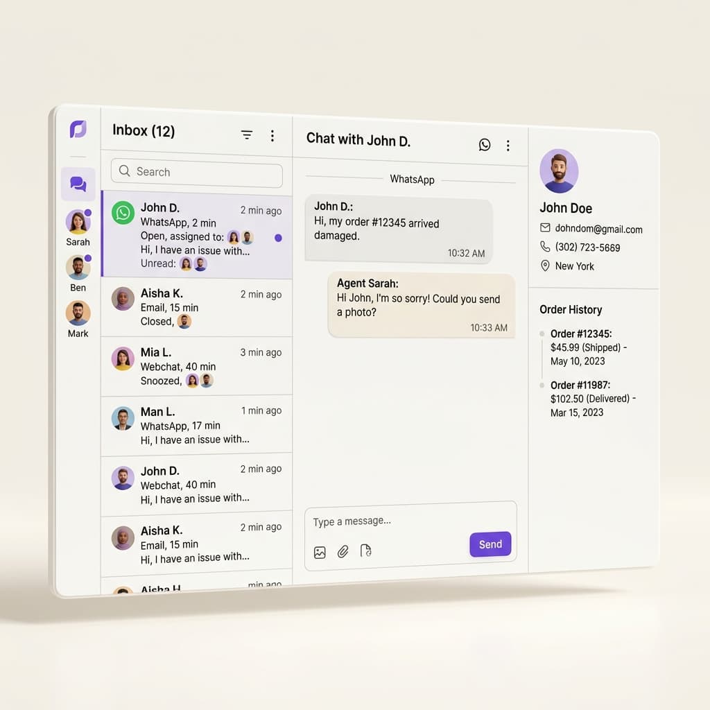 Hypersona Shared Multi-Agent Team WhatsApp Inbox